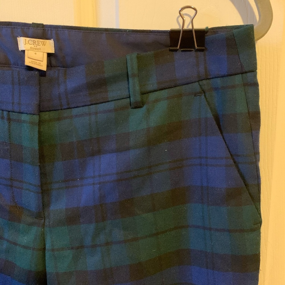 Plaid JCrew Pants